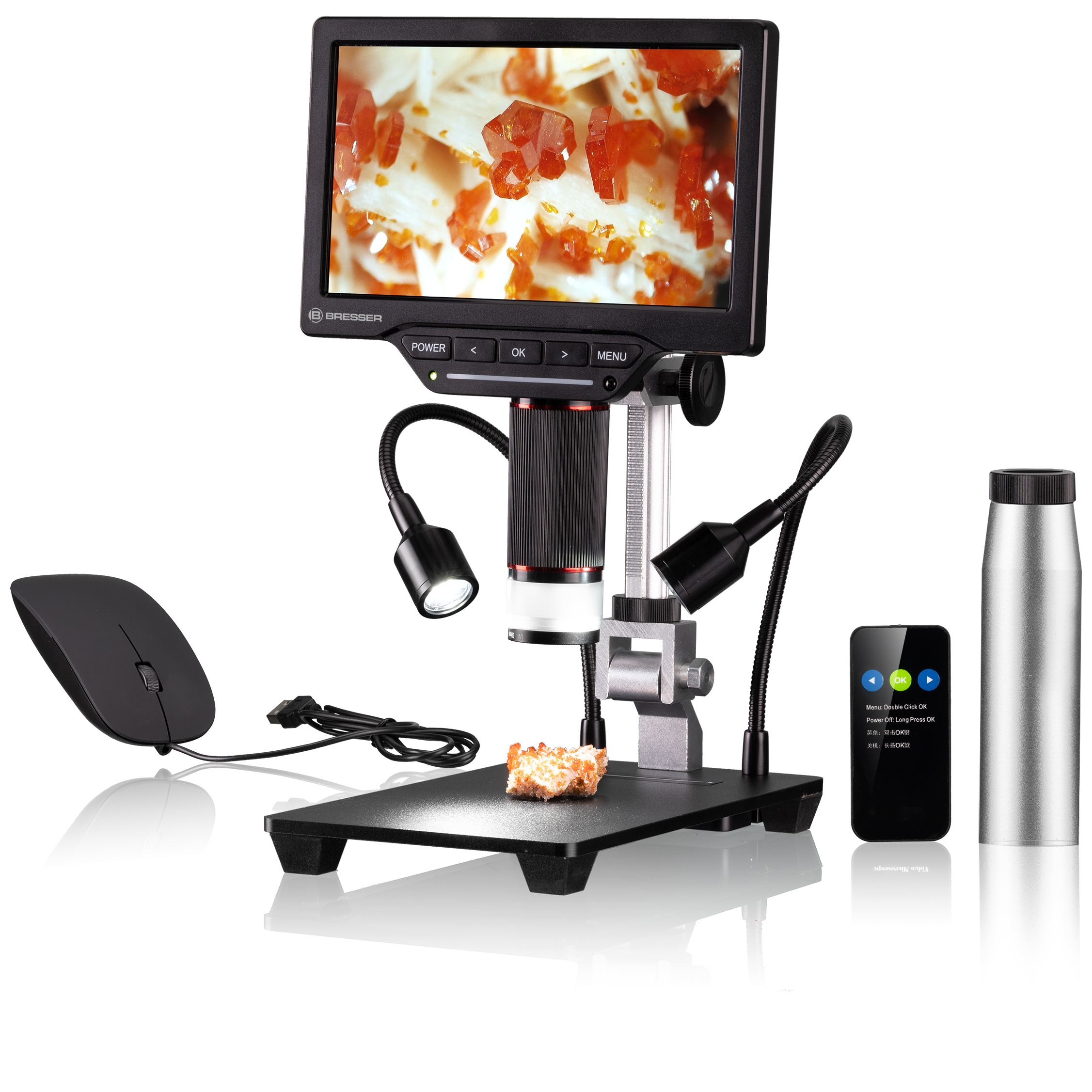 BRESSER WiFi 1080P Dijital Mikroskop 2L - LCD Ekranlı