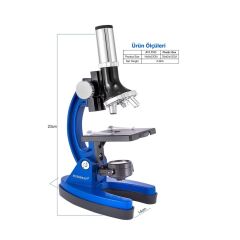 Bushman Junior 1200x Lacivert Mikroskop